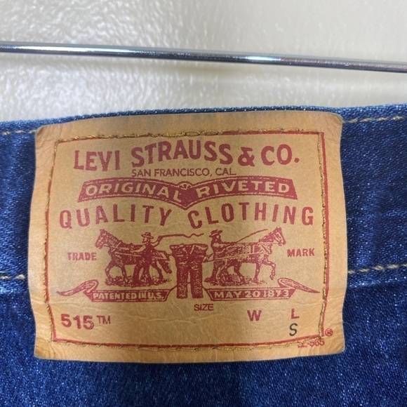 Levi’s Bootcut Dark Wash Low Rise Jeans Womens Casual Made in USA VTG - Picture 8 of 8